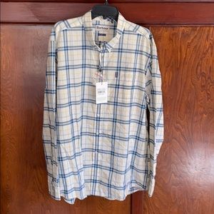NWT Barbour Madras 4 Tailored Whisper White XXL